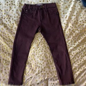 ZARA BABY burgundy Jeans